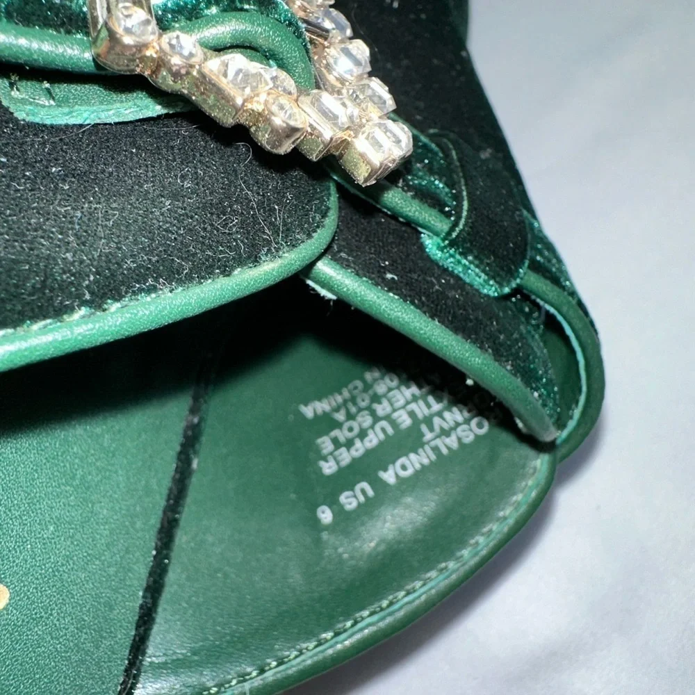 ZIGI BEAUTIFUL GREEN PLATFORM CLOGS - Picture 6 of 12